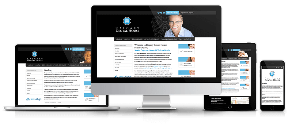 responsive design dental websites