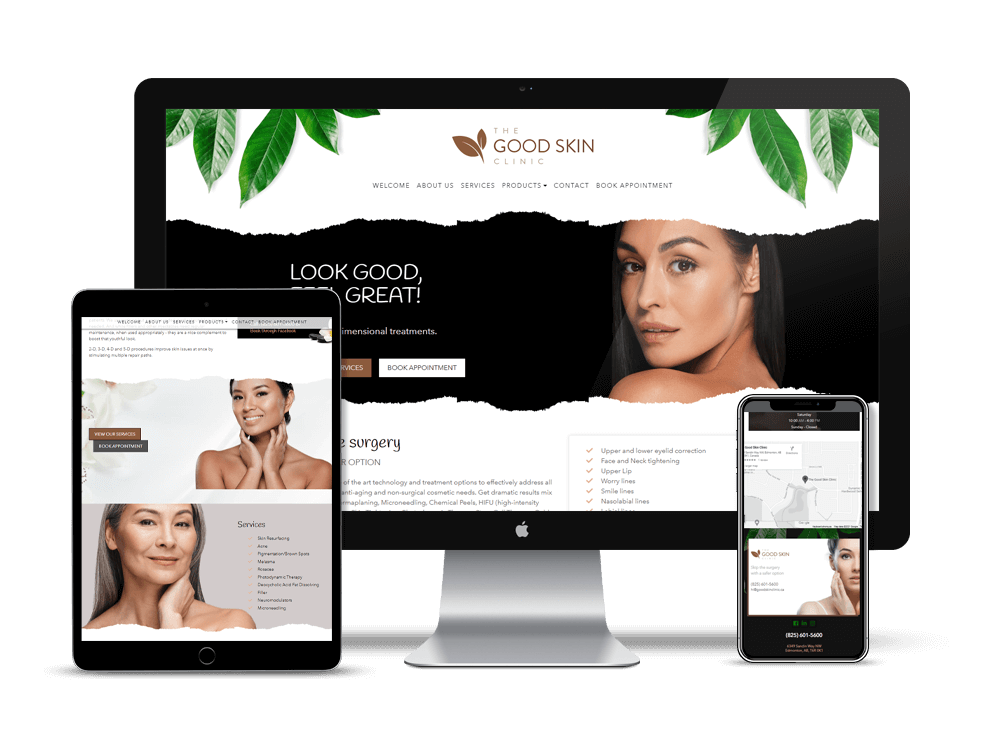The Good Skin Clinic's New Website is Here!