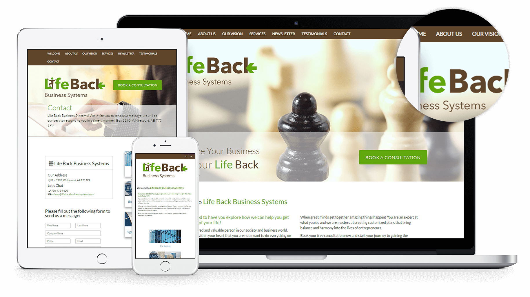 New Website for LifeBack Business Systems